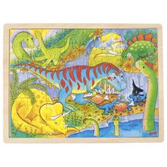 Goki Rampussel 48 pcs, dinosaurier
