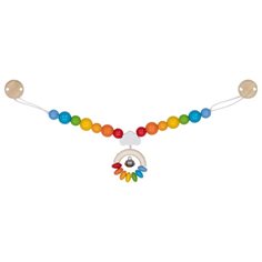 Goki Pram chain rainbow with clips