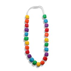 Jellystone designs Chew necklace princess and the pea, rainbow