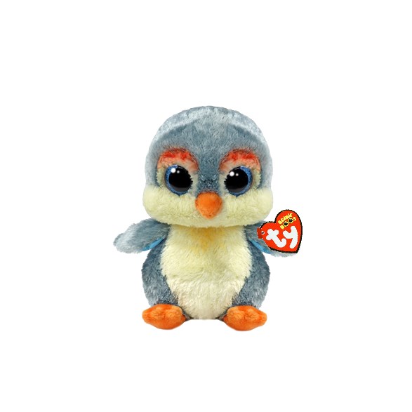 Ty beanie boos Fisher, gray penguin