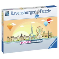 Ravensburger Pussel 1000 bitar, airballoon over Paris