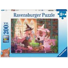 Ravensburger Pussel 200 bitar, Enchanting library