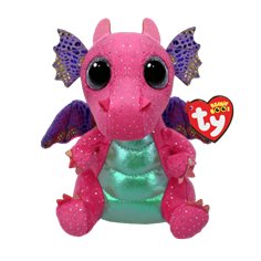 Ty Beanie Boos Spitfire, pink dragon
