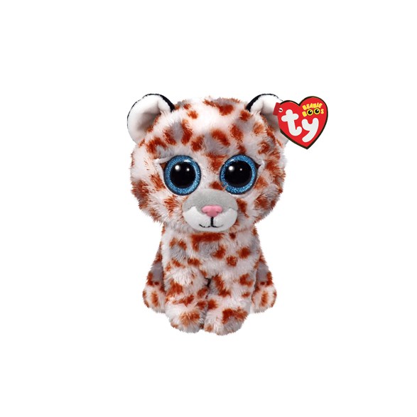 Ty Beanie Boos Coco, white leopard