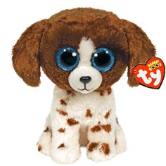Ty beanie boos Muddles, brown/white dog