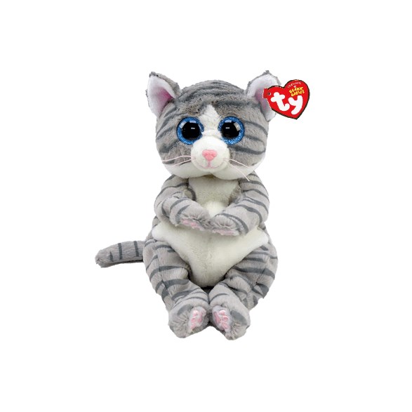 Ty beanie bellies, Mitzie grey tabby cat