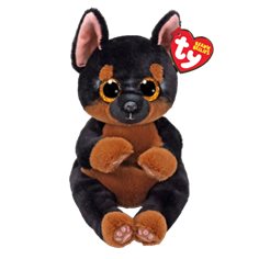 Ty beanie bellies, Fritz black/tan dog