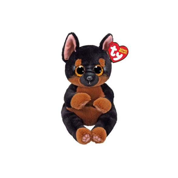 Ty beanie bellies, Fritz black/tan dog