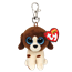 TY beanie boos, Muddles brown/white dog clip