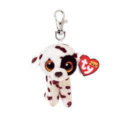 Ty Beanie Boos Luther spotted dog clip