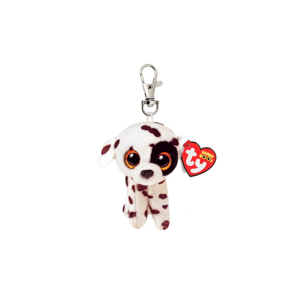 Ty Beanie Boos Luther spotted dog clip