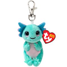 Ty Beanie Bellies Alex, pastel axolotl clip
