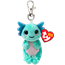 Ty Beanie Bellies Alex, pastel axolotl clip
