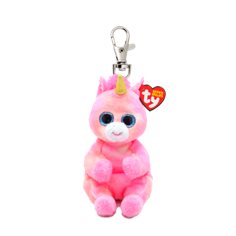 Ty Beanie bellies Skylar pink unicorn clip