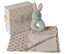 Maileg Rabbit rattle set, mint