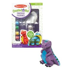 Melissa & Doug Pysselset figurer, dinosaurier