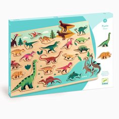 Djeco Reliefpussel 22 bitar, dino