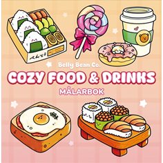 Cozy coloring books Målarbok Cozy food & drinks