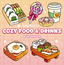 Cozy coloring books Målarbok Cozy food & drinks