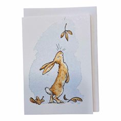 Museum galleries Minikort Little Nutbrown Hare leaf