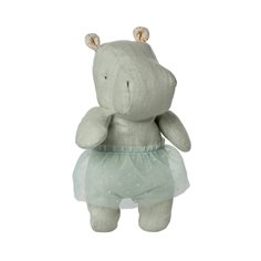 Maileg Safari friends hippo with skirt, small