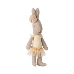 Maileg Rabbit micro ballet suit and skirt, cream