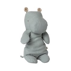 Maileg Safari friends hippo medium, blue