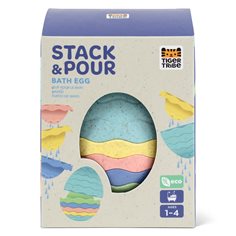 Tiger Tribe Stack & pour bath egg eco