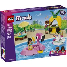 LEGO® Friends - poolparty med enhörning och flamingo