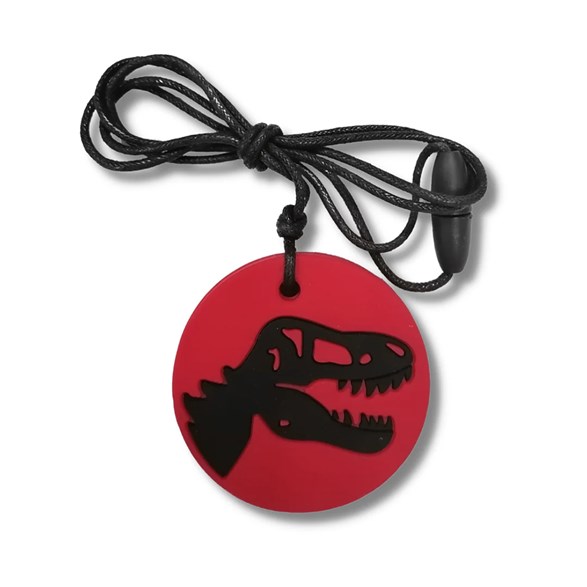 Jellystone designs Chew necklace dino pendant