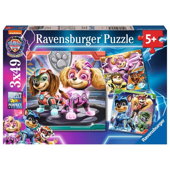 Ravensburger Pussel 3x49 bitar, Paw Patrol movie