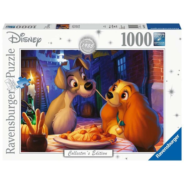 Ravensburger Pussel 1000 bitar, Lady and the Tramp