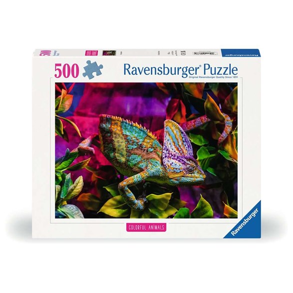 Ravensburger Pussel 500 bitar, chameleon