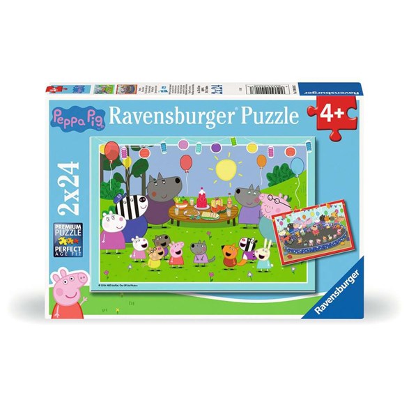 Ravensburger Pussel 2x24 bitar, Peppa Pig
