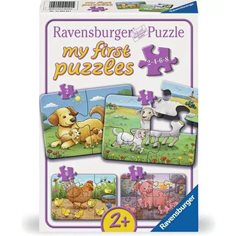 Ravensburger Pussel 2/4/6/8 bitar, farm animals