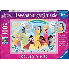 Ravensburger Pussel 100 bitar, Disney princesses strong, beautiful...