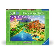 Ravensburger Pussel 500 bitar, world of Minecraft