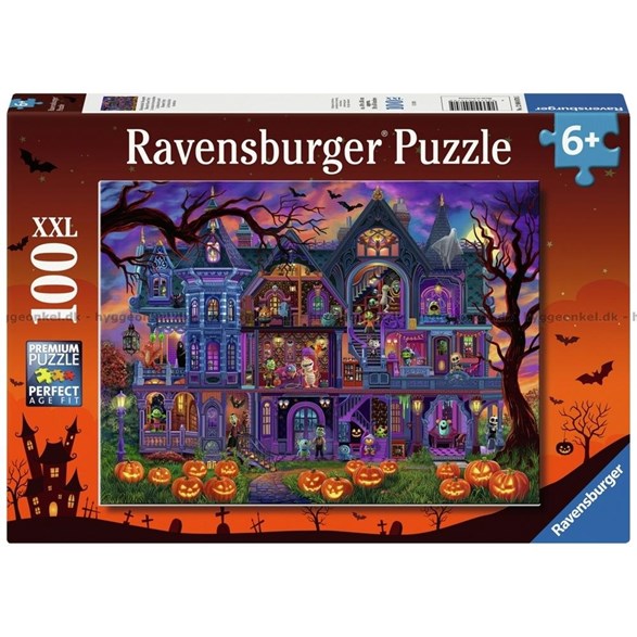 Ravensburger Pussel 100 bitar, Monster house party