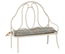 Maileg Vintage bench miniature, offwhite