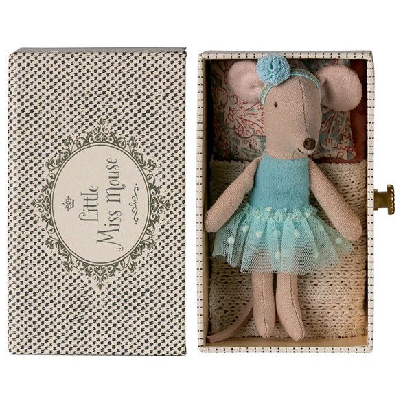 Maileg Dance mouse in daybed, little sister