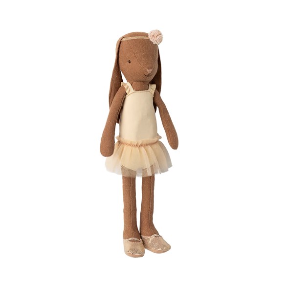 Maileg bunny size 2 ballet suit, chocolate brown