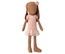 Maileg Bunny size 1 ballet, chocolate brown