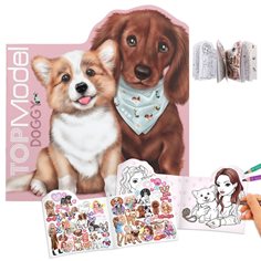 TOPModel/Depesche Målarbok doggy