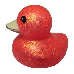 Badanka glitter, röd