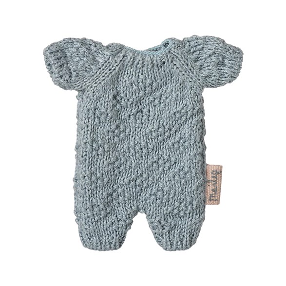Maileg Knitted suit micro, blue