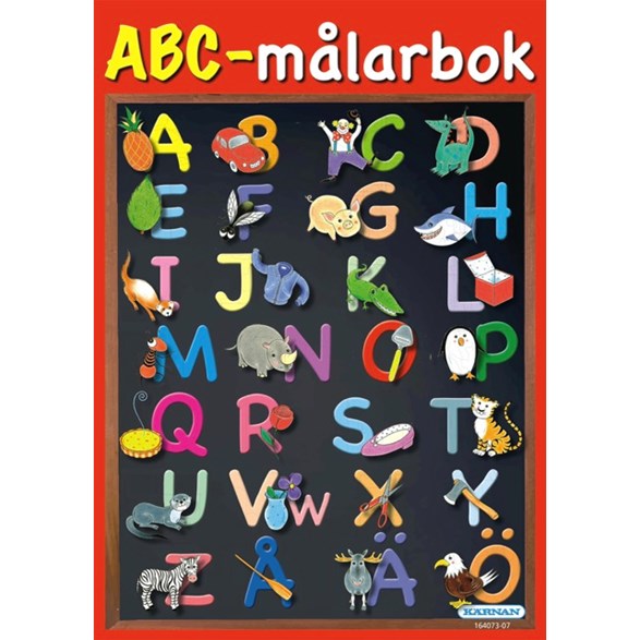 Målarbok ABC