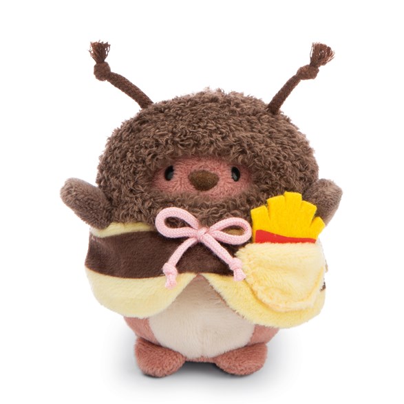 Nici Mymochi 8 cm, Bear Nomo with french fries and bee costume