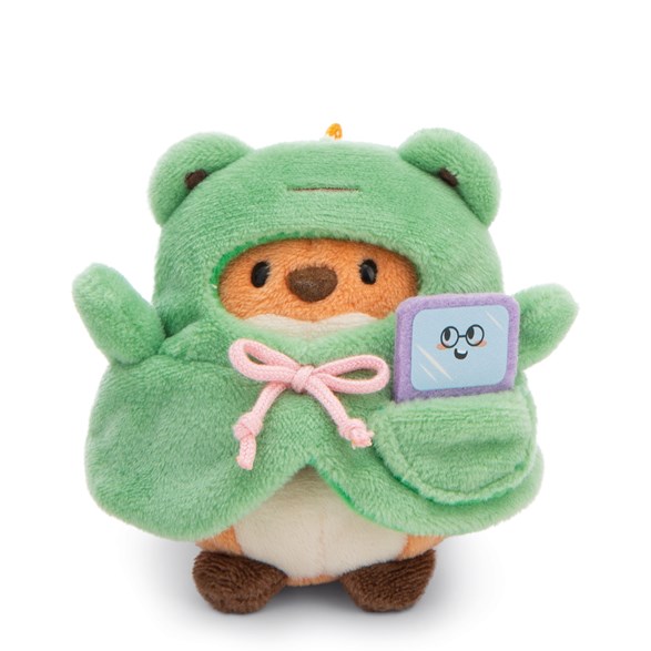 Nici Mymochi 8 cm, Fox Geeks with video game and frog costume
