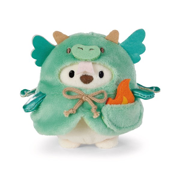 Nici Mymochi 8 cm, Polar Bear Snono with flame and dragon costume in gift box