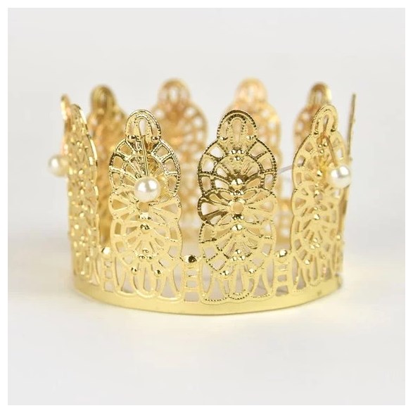 Prinsesskrona med pärlor